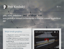Tablet Screenshot of koubsky.cz